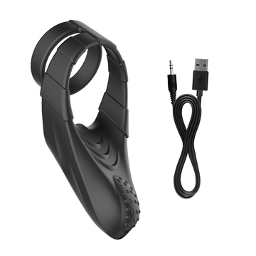 Male Cock Ring Vibrator / Adult Penis Massager / Soft Silicone Sex Toy Ring - EVE's SECRETS